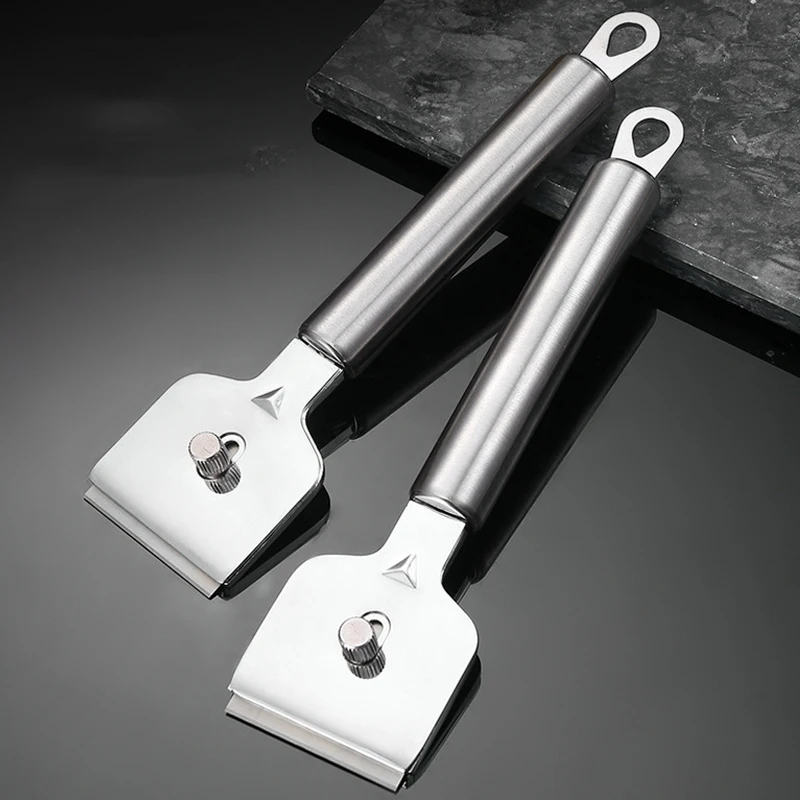 1Pc Keramische Schraper Oven Fornuis Kookplaat Schone Schrapers Kleine Schoonmaken Schop Mes Voor Het Verwijderen Van Behang Vloer lijm