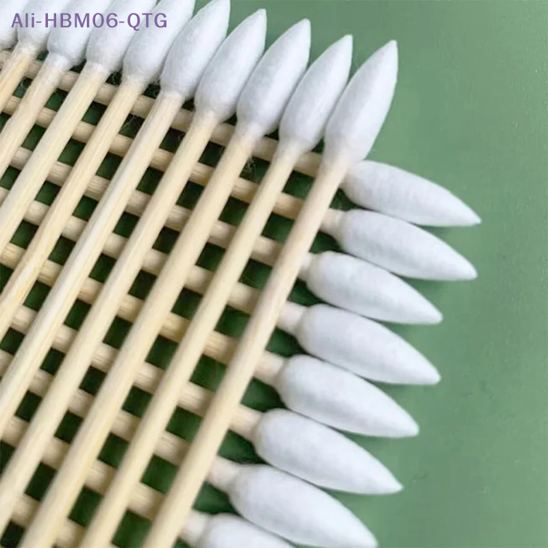 [New] 100/300/500Pcs Precision Tip Pet Cotton Swabs Pointed Tip Cotton Swabs Bamboo Sticks And Double Pointed For Outdoor Makeup