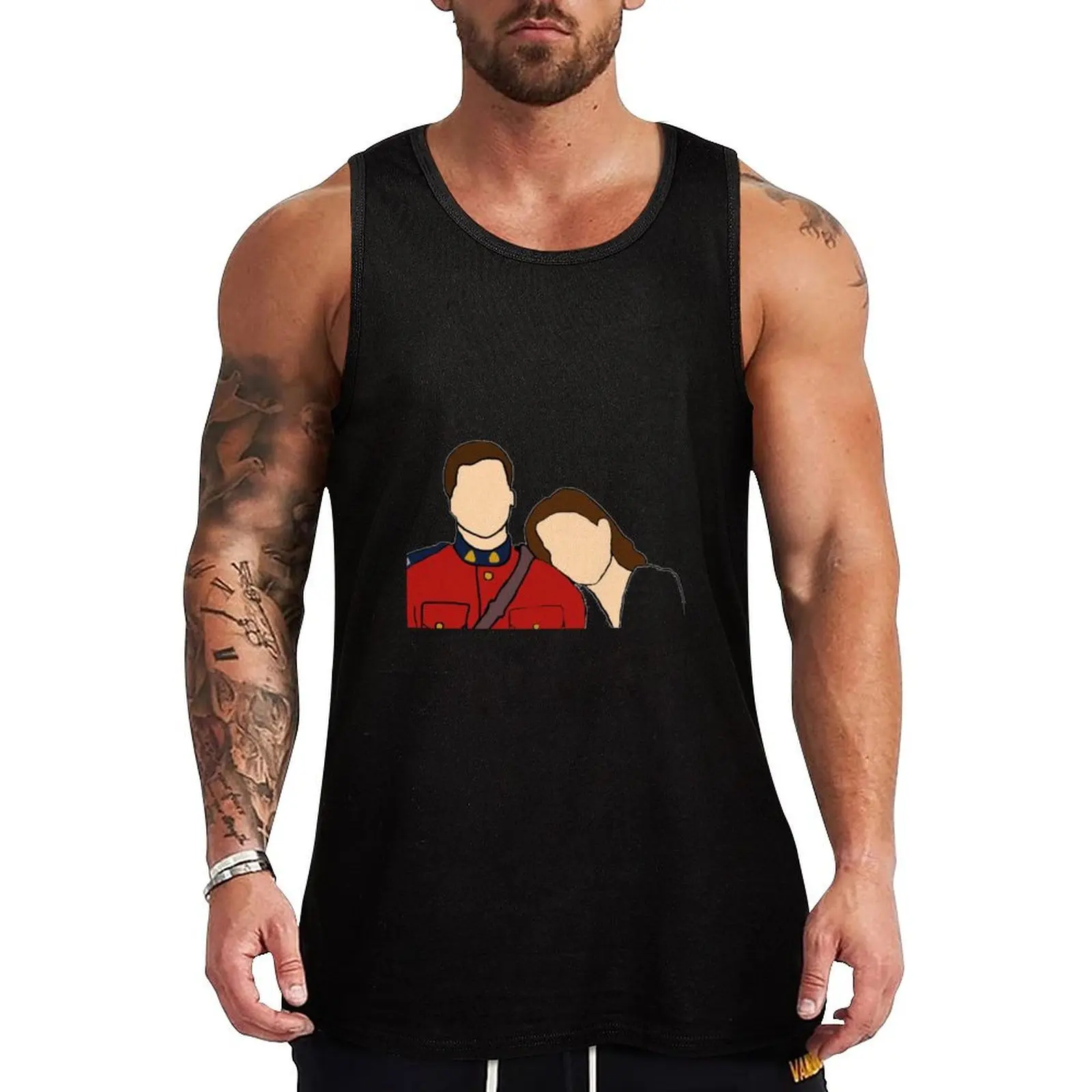 

Jack and Elizabeth Tank Top sleeveless shirt man gym Sports shirt man t-shirts man