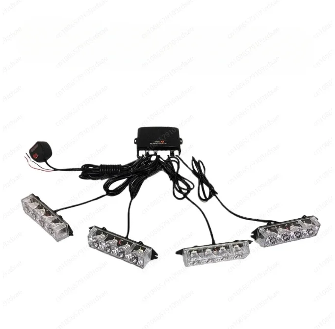 Car Front Grille LED Lights, for Toyota RAV4 2016 2017 2018 2019 DRL External Grille Driving Lamps, White