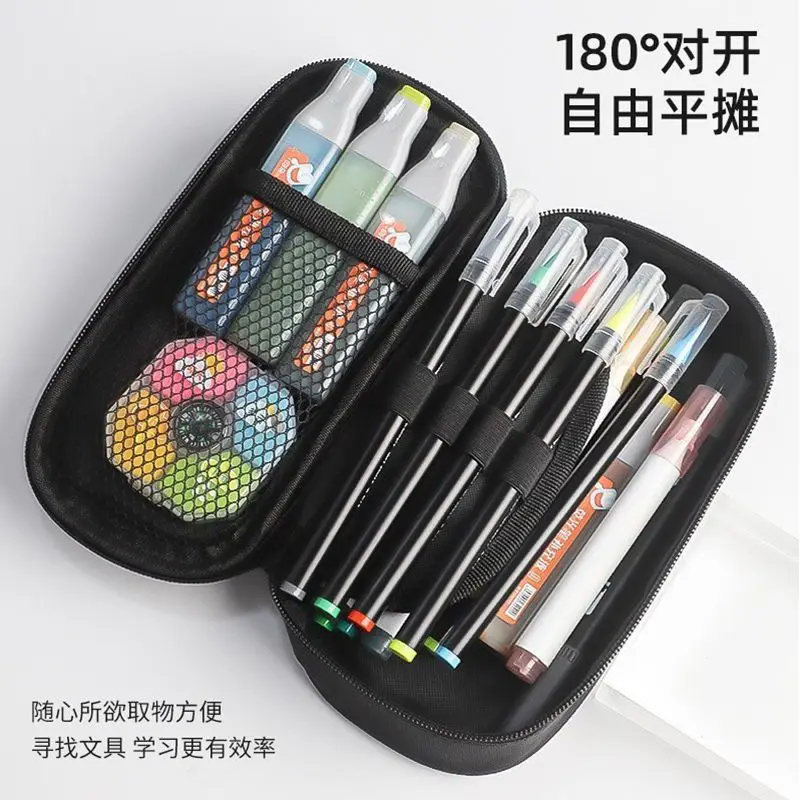 Disney Cartoon Mickey Mouse Minnie Multifunctional Creative Stationery Box Student Large Capacity Storage Pen Box Holiday Gift