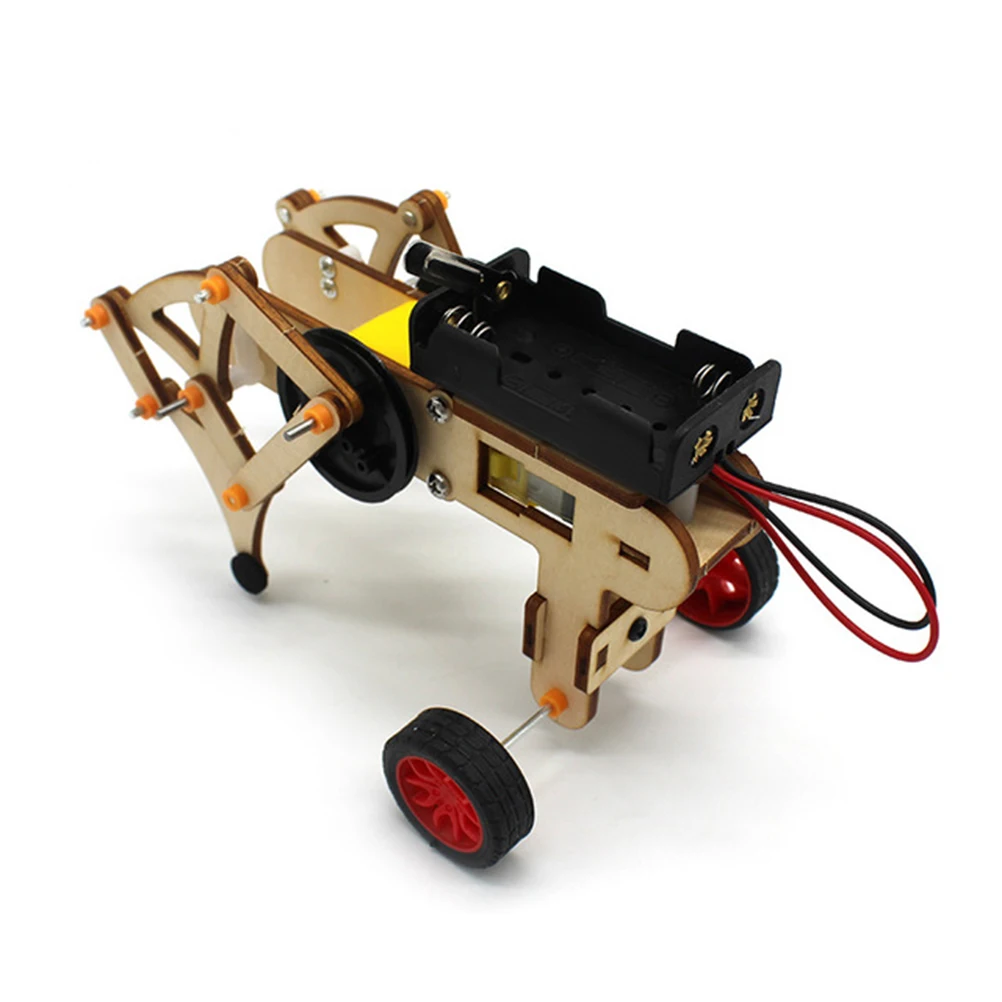 

1pc Robot Material Bag Assembly DIY Model Toys Educational Wood Safe Thinking Ability Practical Gift
