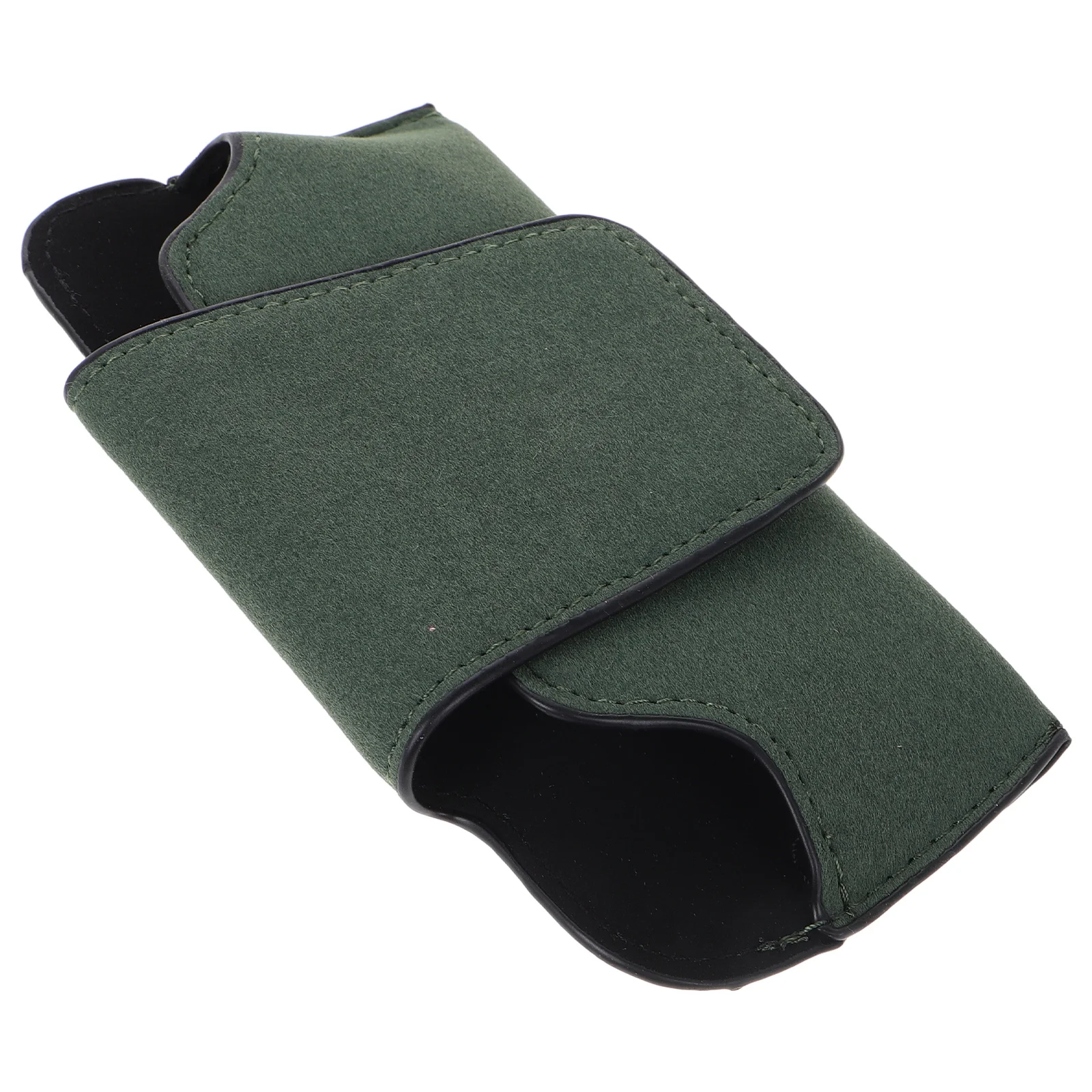 

Glasses Case Sunglasses Holder Visor Clip Double Eyeglass Travel PU Sun Visor Glasses Case Sunglass Holder for Car Bow