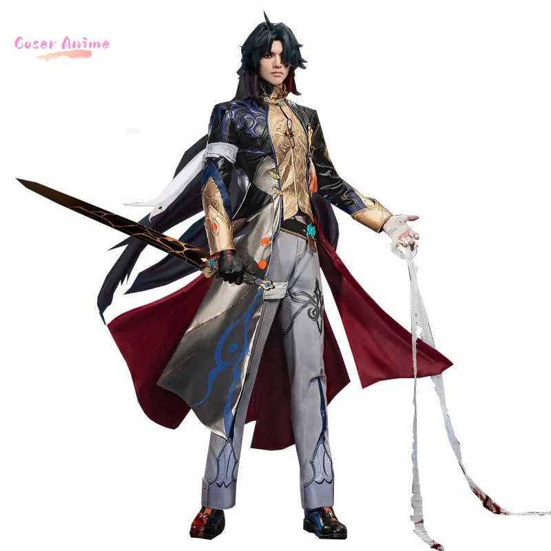 � �   CoserShapooh Game Honkai: Star Rail Blade Косплей Костюм Униформа Хэллоуин Вечеринка для Женщин Мужчин Карнавальный Реквизит