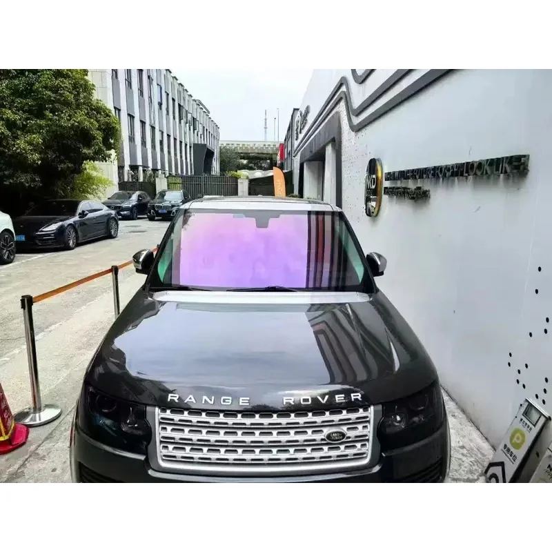 

Премиум Фиолетовый Синий 62% VLT Хамелеон Нано Керамический Тонировка Окна для Автомобилей