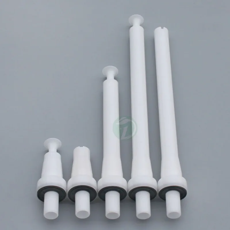 

2 PCS Powder Electrostatic Spray Gun with Electric Needle Flat Nozzle Gun Head Long Rod Electrode