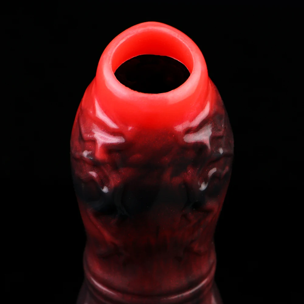 SHAZ Fantasy Dildo Sleeve Dick Enlarger for Biger Silicone Penis Rings For Men Delay Ejaculation Penis Extender Adult Sex Toys view 5
