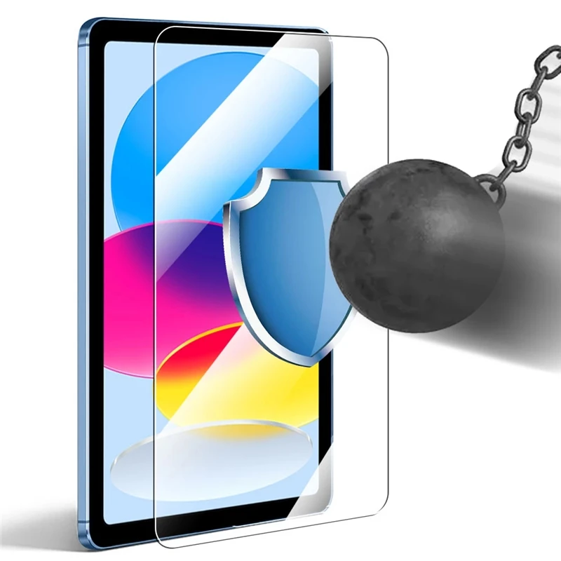 

For iPad 10th Gen 10.9 Inch 2022 Tempered Glass Screen Protector A2696 A2757 A2777 Tablet Anti Scratch Clear Protective Film