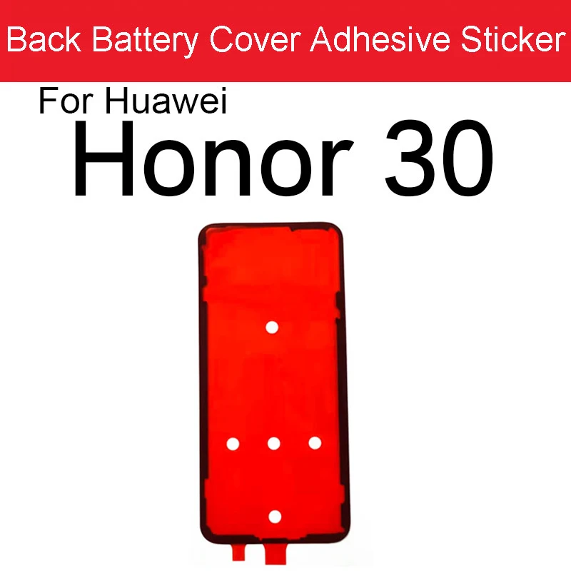 2pcs Adhesive Sticker Back Battery Cover Glue Tape For Huawei Honor 8 8X 9 9X 10 20 20i 30 30S Pro Lite Replacement Parts