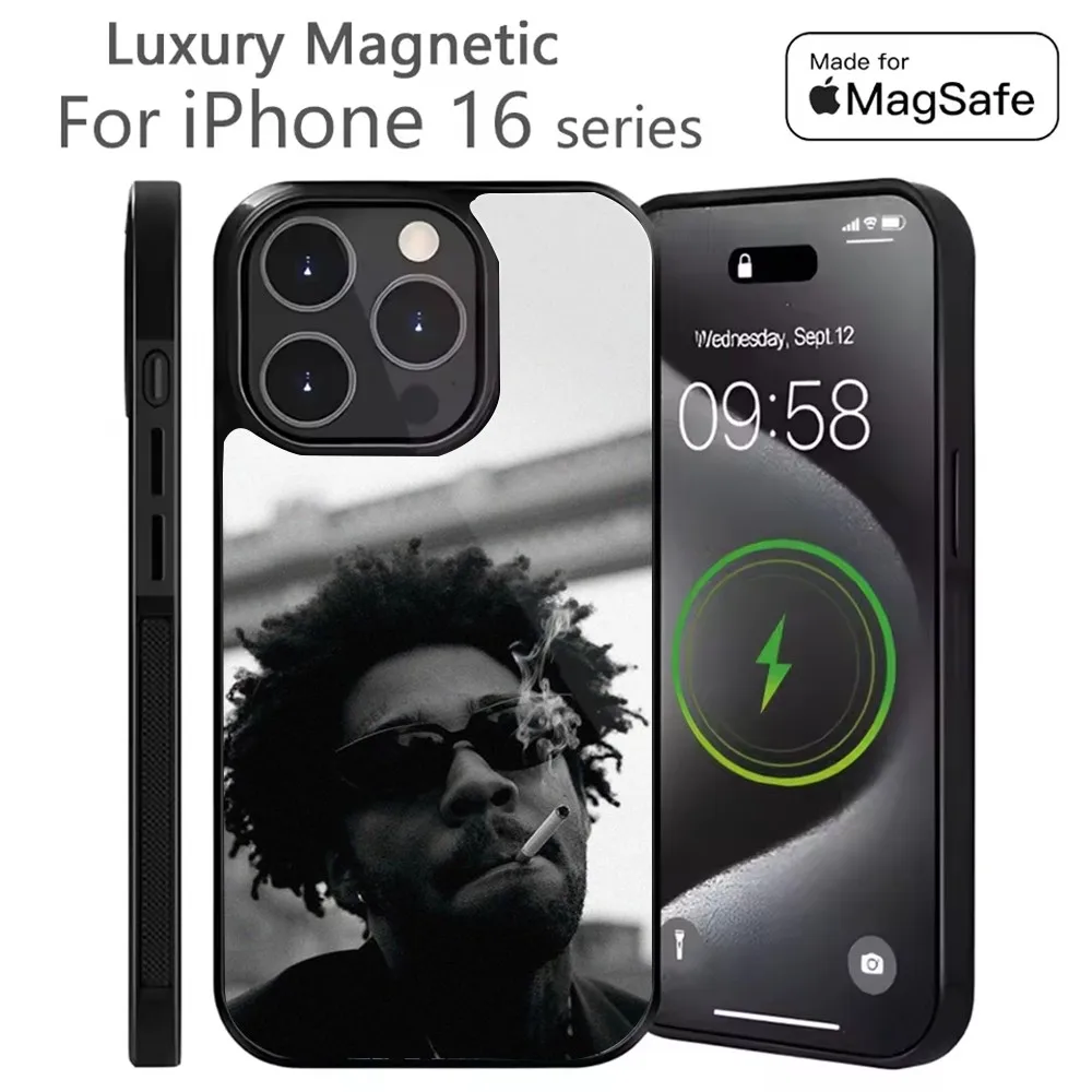 

Singer B-Brent F-Faiyaz Phone Case For iPhone 16,15,14,13,12,11,Plus,Pro,Max Mini Magsafe Magnetic Wireless Charging