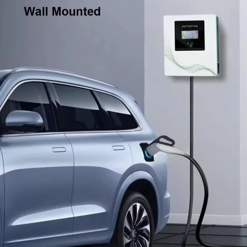 EV Charging Station 20kW GBT Connector EV Charger Commercial Wall Mounted DC Charger Single With Pillar