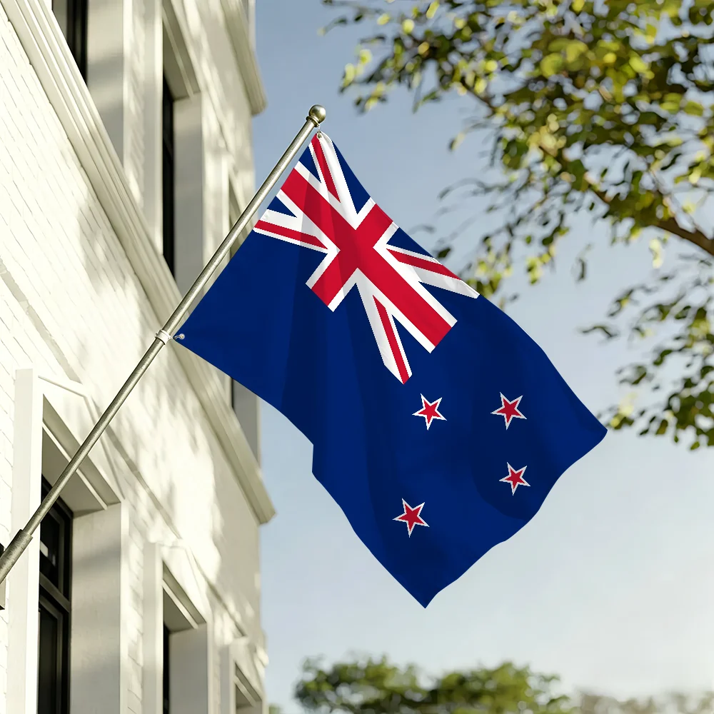 New Zealand Flag Tapestries For Classroom Dormitory Camping Picnic Party Cheering Home Indoor Outdoor Decor
