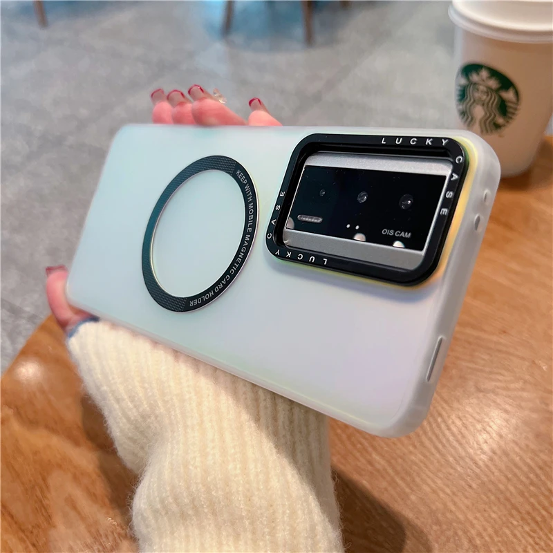 

For Magsafe Wireless Magnetic Charging Case For Xiaomi Redmi k50 K40 K60 Ultra Poco F4 F5 Pro Cover On Redmi K60ultra Cases