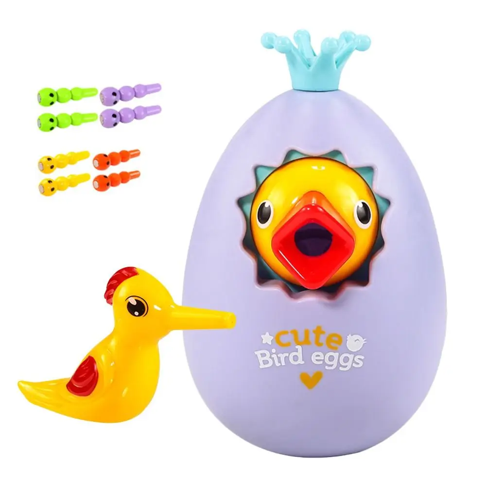 3 IN 1 Roly-Poly Salvadanaio Colorato Coordinazione occhio-mano Picchio Cattura Verme Gioco Montessori Interattivo Uccelli Gioco di Alimentazione