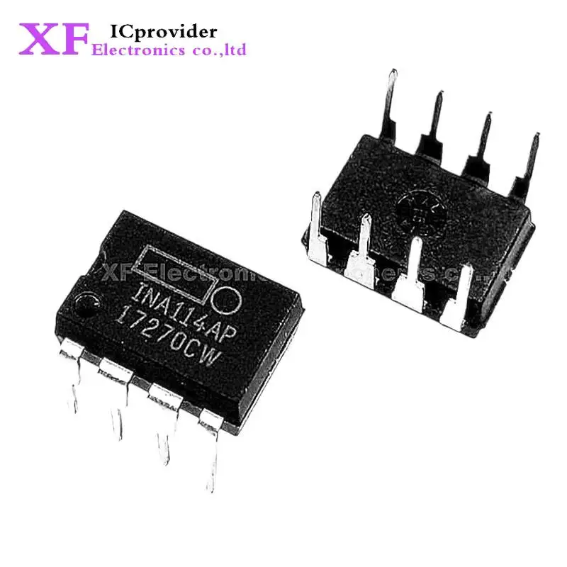 20pcs/lot INA114AP INA114 OPAMP INSTR 1MHZ DIP8 Best quality