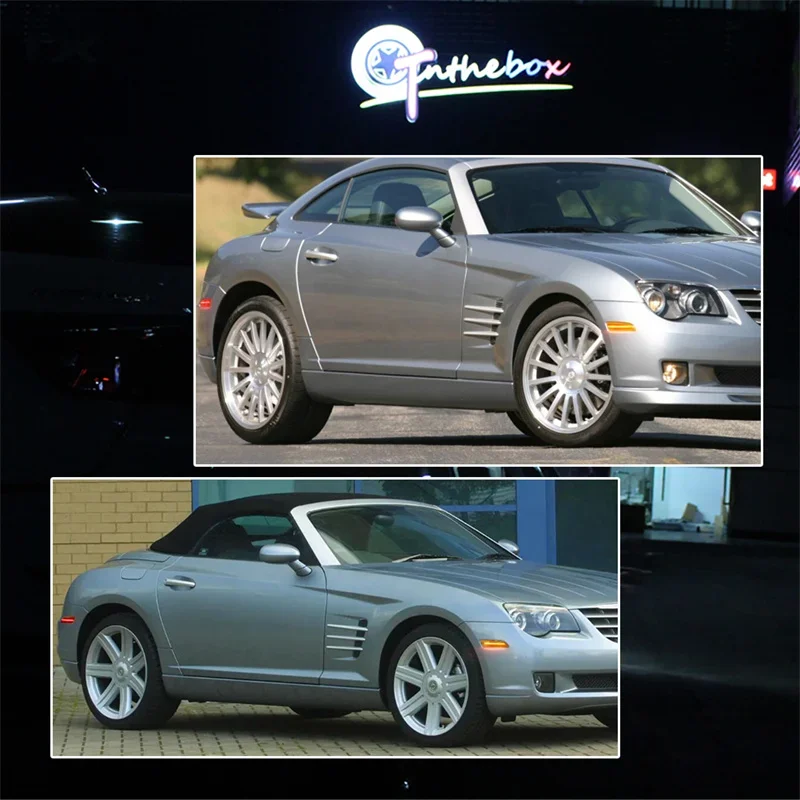 لكرايسلر كروس فاير 2004-2008 LED أضواء العلامات الجانبية ، المصد الأمامي الخلفي بدوره إشارة أضواء وقوف السيارات 12 فولت