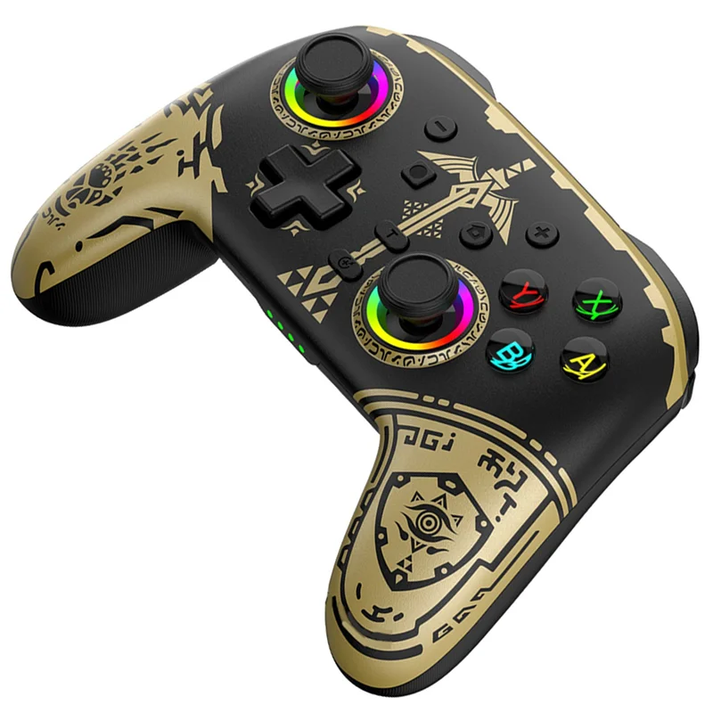 

AT41 2X Tears Of The Kingdom Game Controller Switch Wireless Controller For Switch Pro OLED Game Console Gamepads Joystick-A