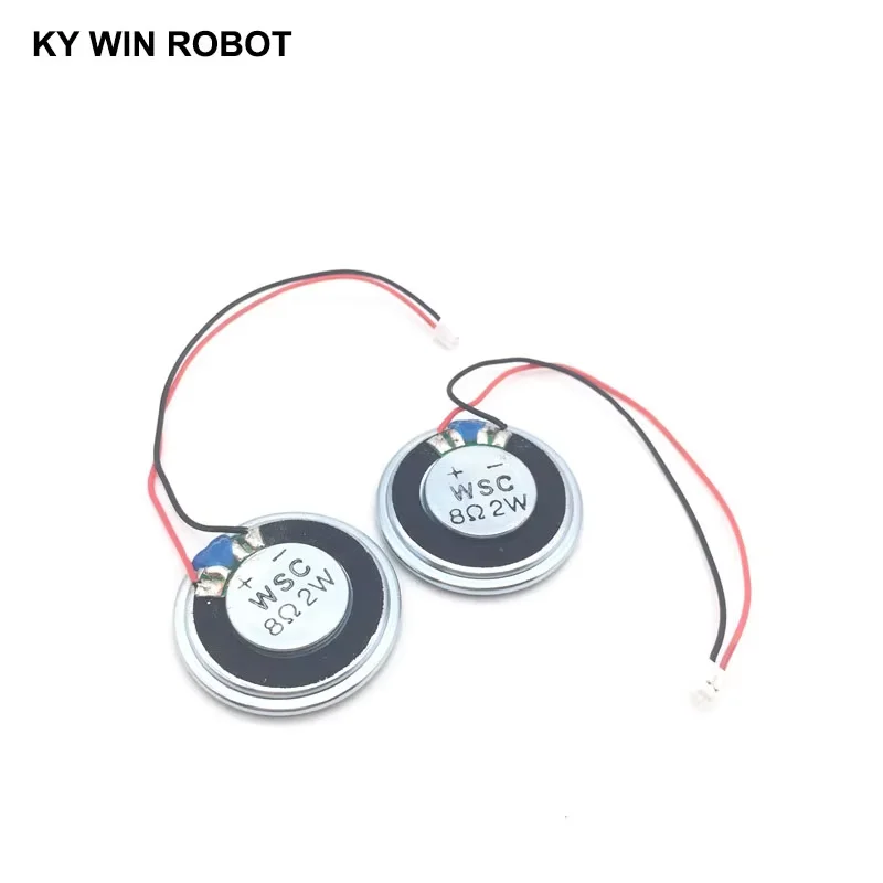 2 pz/lotto Nuovo altoparlante Ultra-sottile 8 ohm 2 watt 2W 8R altoparlante Diametro 30MM 3CM spessore 5MM con terminale da 1,25mm lunghezza del cavo 10C