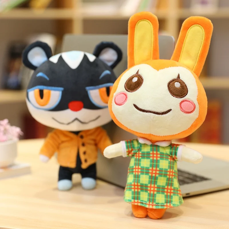 Animal Crossing juguetes de peluche Doubutsu No Mori Tom Nook Foxes juego de Anime colección periférica muñecos de peluche regalos para niños cumpleaños