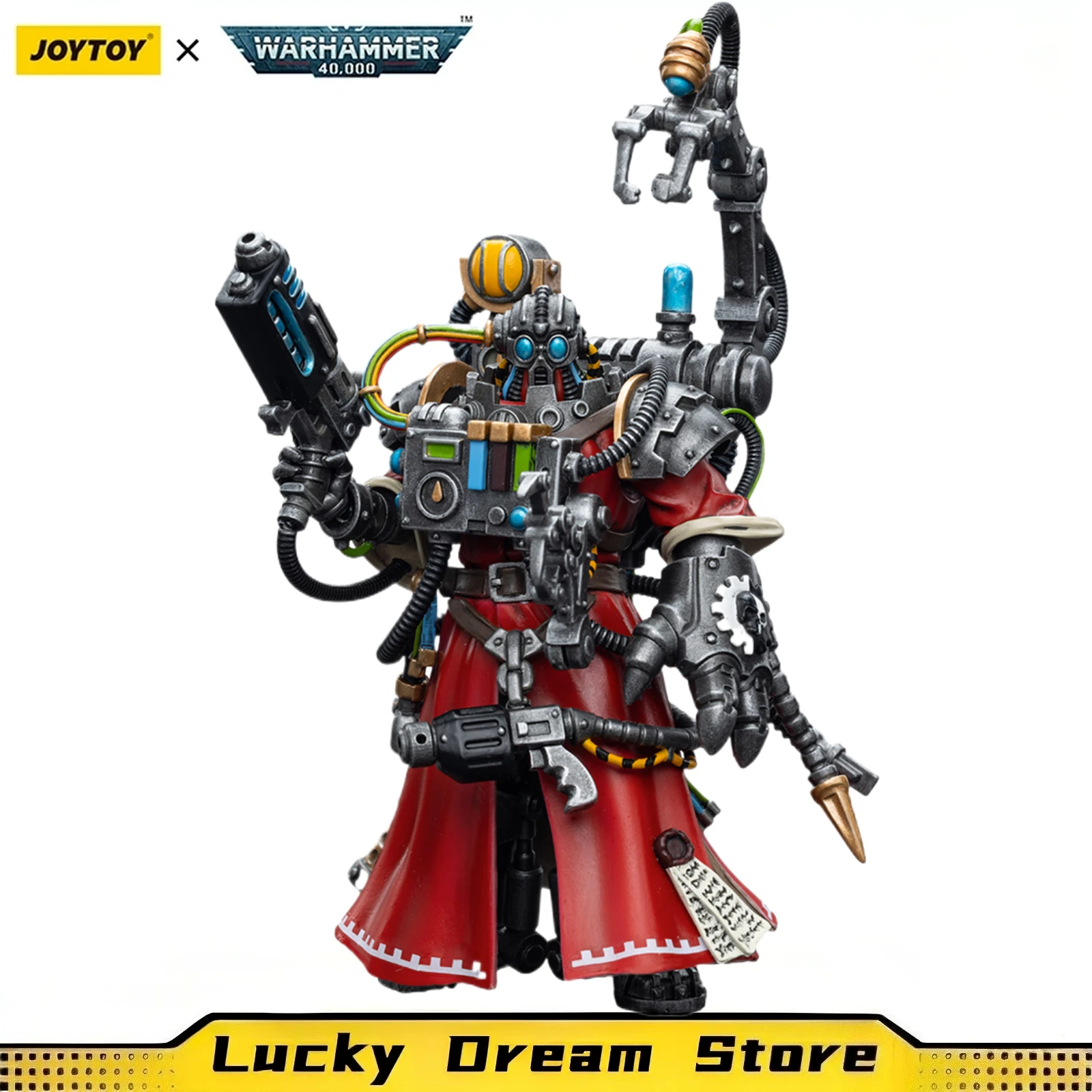 【JOYTOY】1/18 แอ็คชั่นฟิกเกอร์ Warhammer 40K Adeptus Mechanicus Cybernetica Datasmith เครื่องประดับของเล่นรุ่น