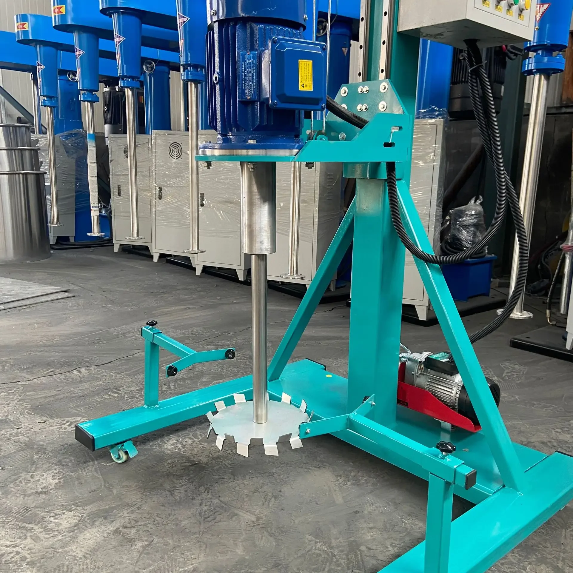 Good Items 4KW 500L Electric Pneumatic Lifting Homogenizer High Shear Disperser
