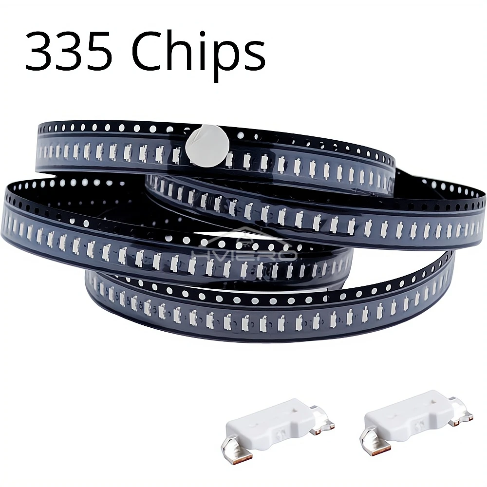100Pcs 335 SMT SMD White Yellow Pink Orange Red Green Blue Purple Lights Emitting Diode LED Lamps Bead Diodes Chips Light Bright