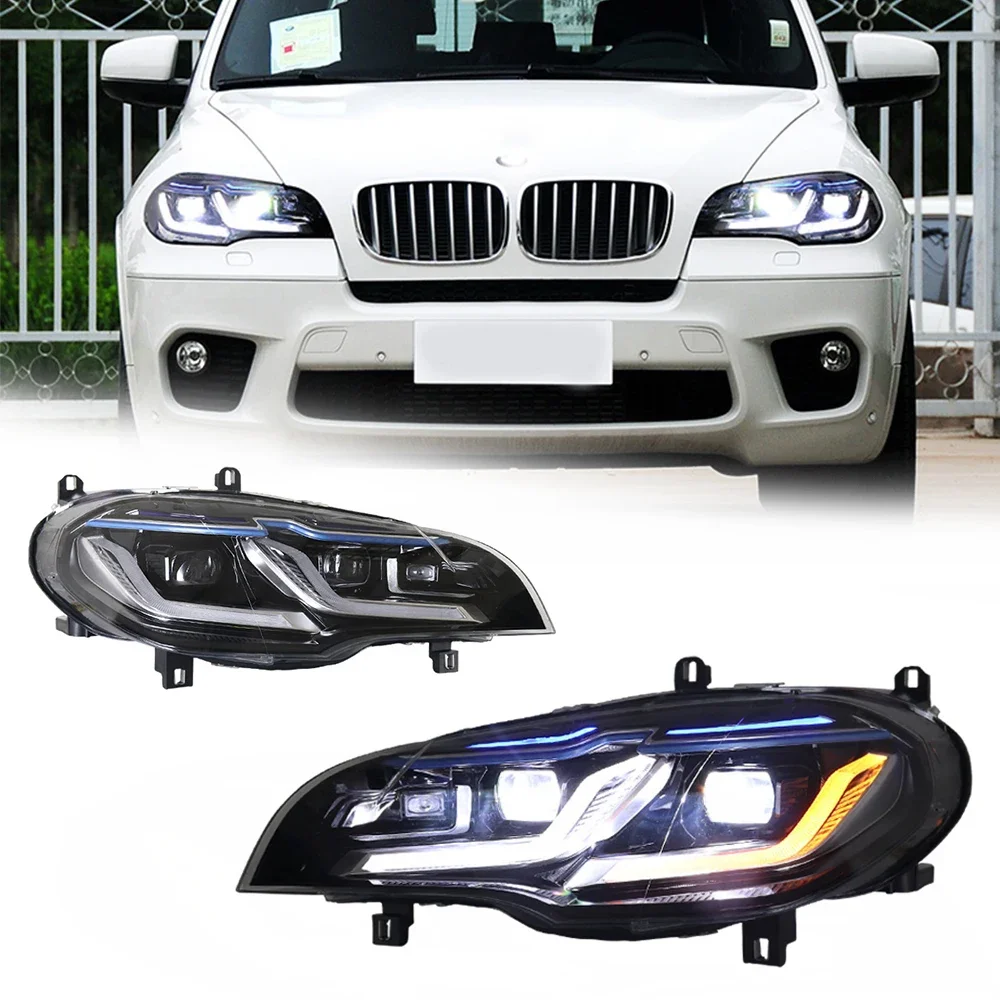 

Styling LED HeadLights For BMW X5 E70 07-13 New Style Full Led DRL Car Head Lamp Assembly Signal Accessories Modified Lamp