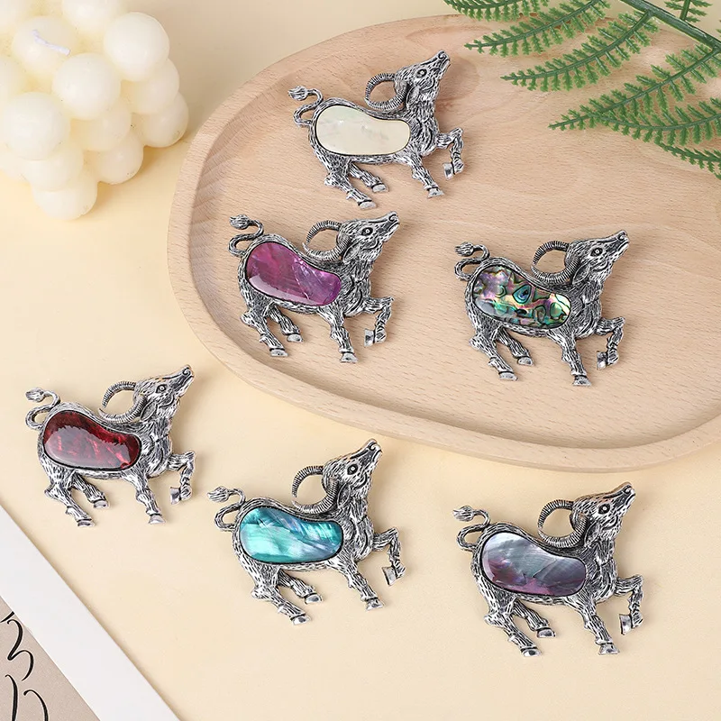Creative Cartoon Lamb Dual-Purpose Abalone Shell Dyed Shells White Clam