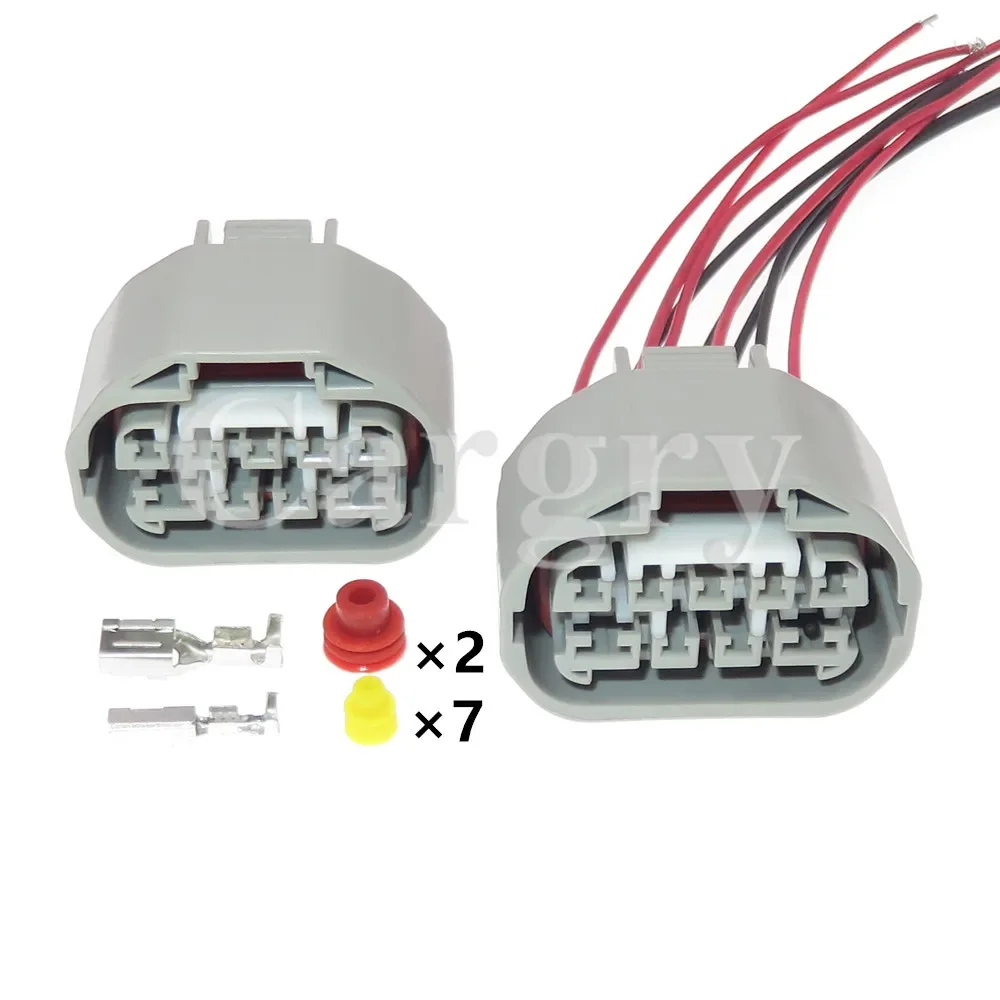 1 Set 9P 2.2 4.8 Series 90980-11784 7283-1296-40 Auto Wire Plug Car Electrical Connector AC Assembly Automobile Accessories