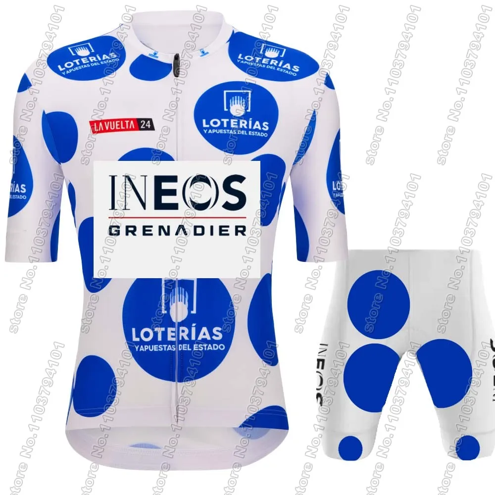 Spaint Tour Ineos-Grenadier 2024 Team Cycling Jersey Set Men Clothing Bicycle Shirt Road Bike Suit MTB Wear Shorts MTB Maillot