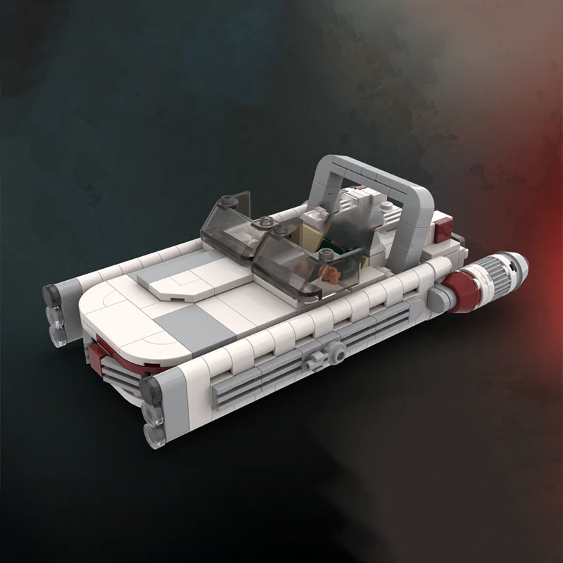 228 قطعة Landspeeder الفصل الماندالوري 14 MOC ستار الخليط تعليق مركبة بناء لتقوم بها بنفسك كتل عيد ميلاد اللعب هدية #4