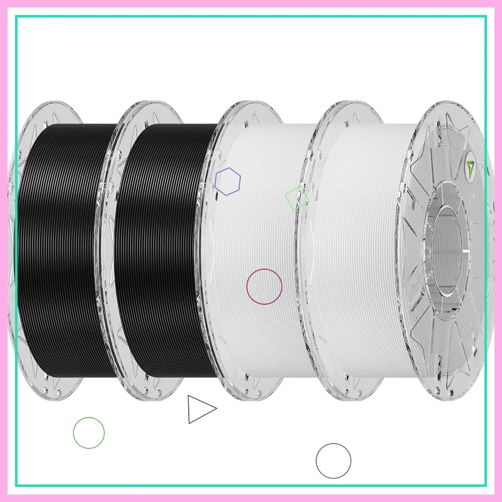 Paquete de Filamento Hyper PLA de 4 kg y 1,75 mm, Impresión RFID de Alta Velocidad de hasta 600 mm/s, Precisión de ±0,03 mm para la Mayoría de las Impresoras 3D