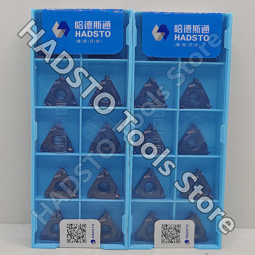 Imagem -03 - Inserções de Carboneto Hadsto Inserções Roscadas para Aço Genérico Aço Inoxidável Ferro Fundido 16ir14w Hs5125 16ir 14w Hs5125