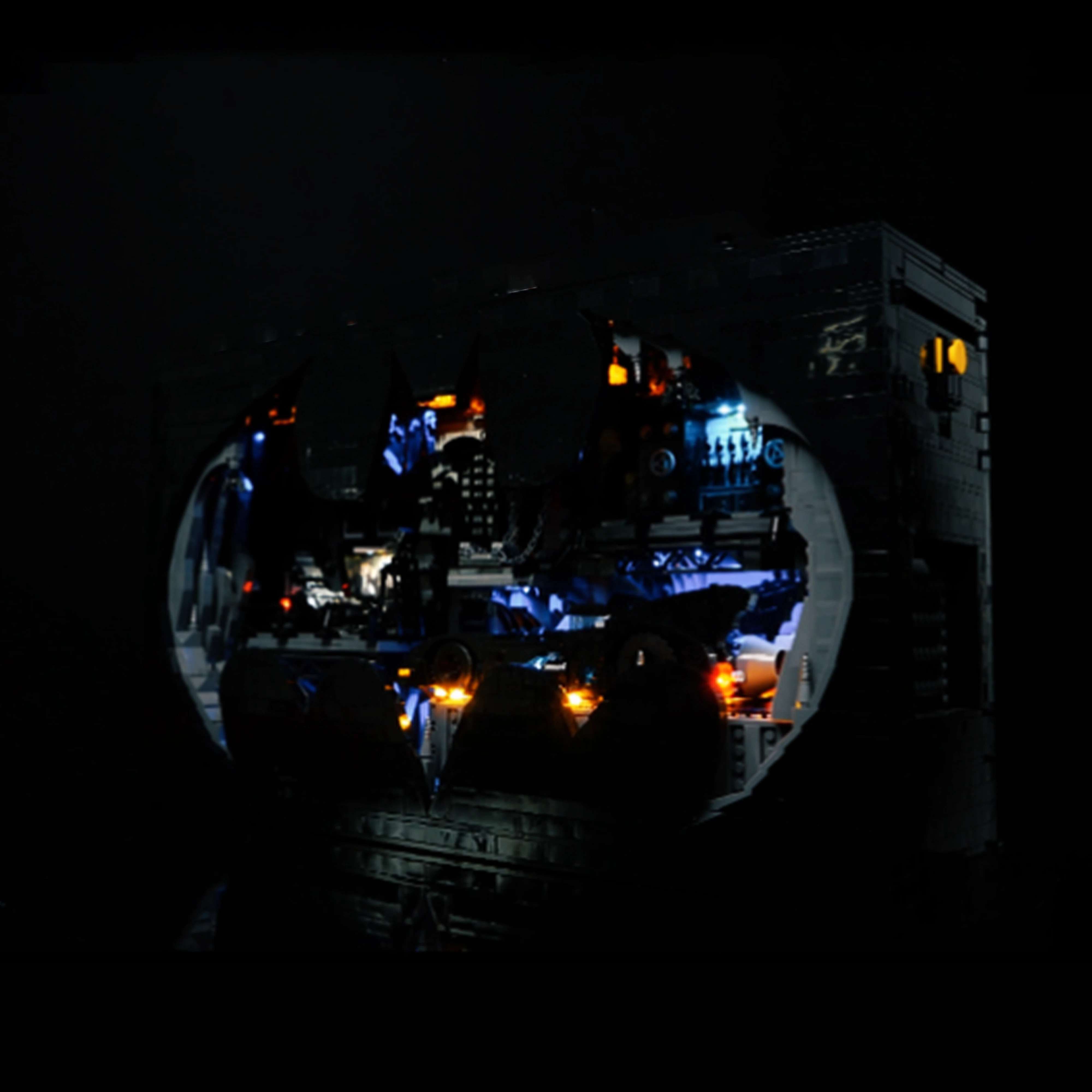 Kit d'éclairage LED Compatible avec la boîte d'exposition de grotte d'ombre 76252, blocs de construction, modèle d'éclairage décoratif (lumières uniquement)