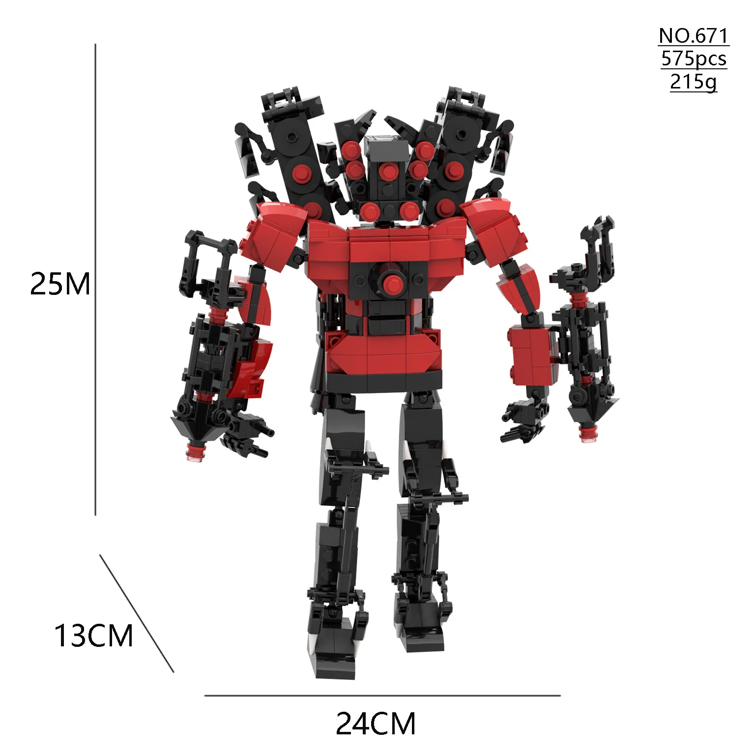 

Совместим с LEGO Skibidi Toilet MOC Абстрактные строительные блоки ТВ Мстители Титан Спикер Человек Кирпичи Игрушки