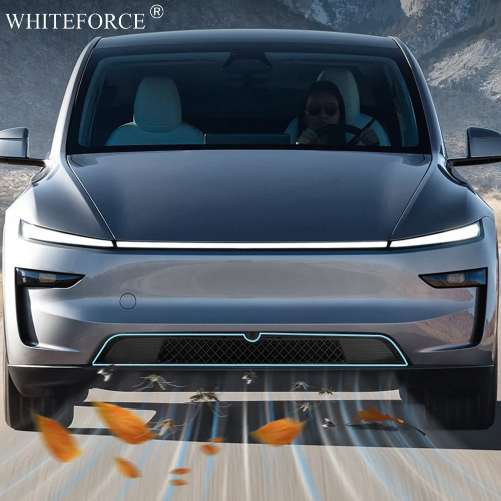 

Для Tesla Model Y Juniper 2025 нижний бампер, сетка от насекомых, пыленепроницаемая вентиляционная крышка, воздухозаборник, защита от насекомых, сетка от насекомых