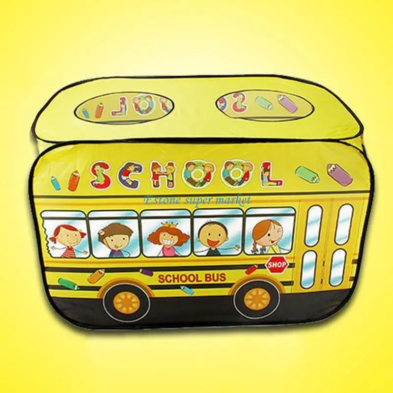 090B Tenda pop-up per scuolabus per bambini Casa da gioco per bambini Attività all'aperto Tenda da gioco pieghevole Ragazzi