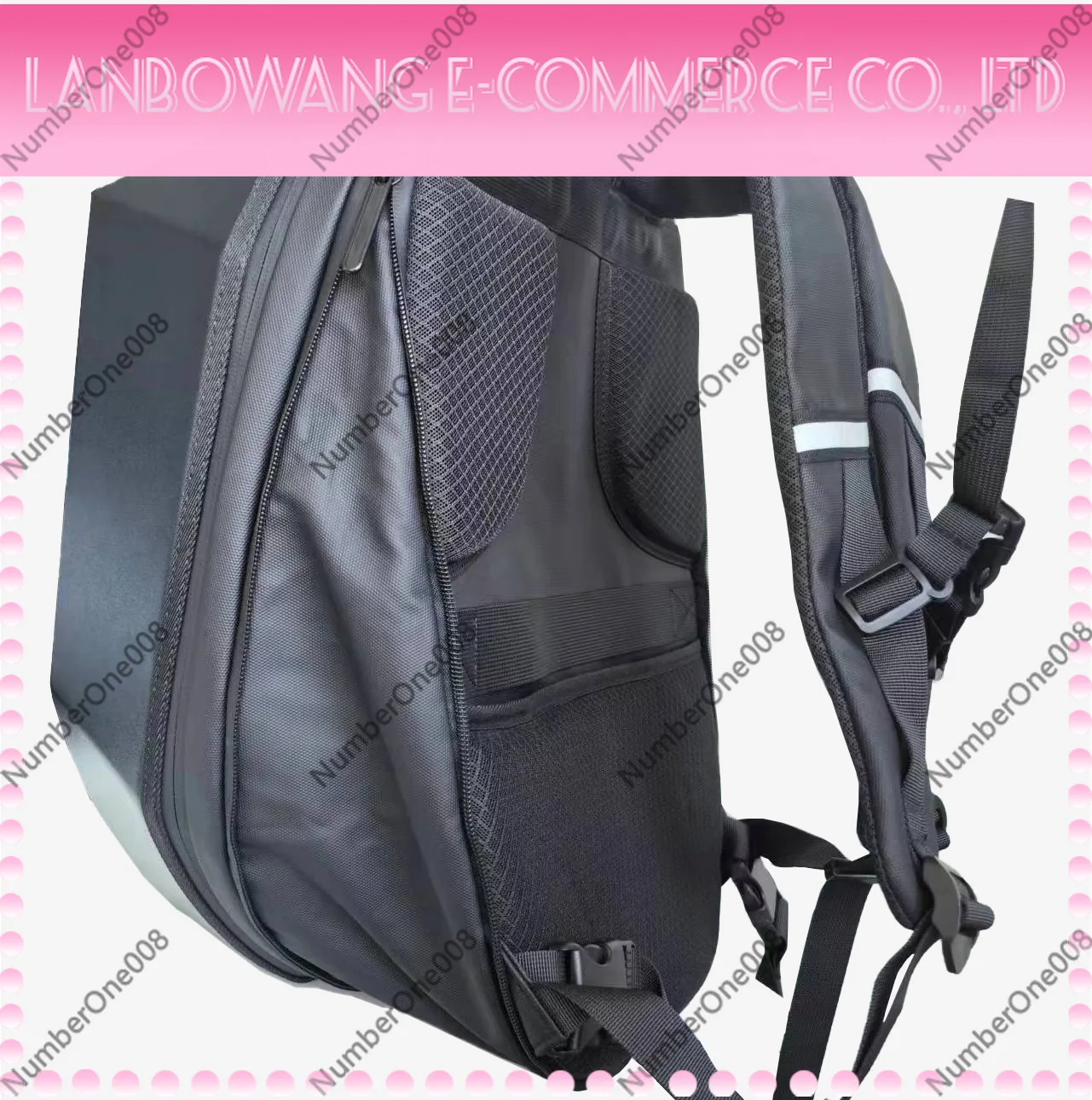 18 Inch Smart LED Motorcycle Backpack USB Charging Water Resistant Helmet Bag Laptop Daypack for Men Women Riding