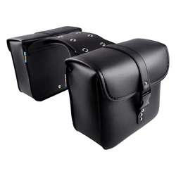 2Pcs Universal Waterproof Motorcycle Rear Bags Exquisite Durable Side Pouch Saddlebag Storage Luggage