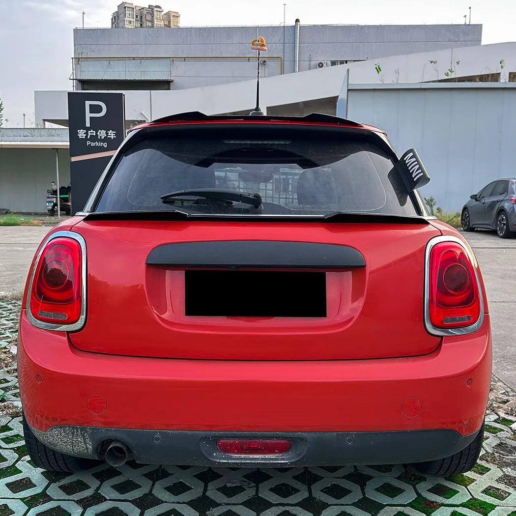 

FOR Mini Cooper F55 four door 2014-2024 Rear Trunk Spoiler Middle Tail Wing Spoiler Fixed Wing Car Body Kit Modification