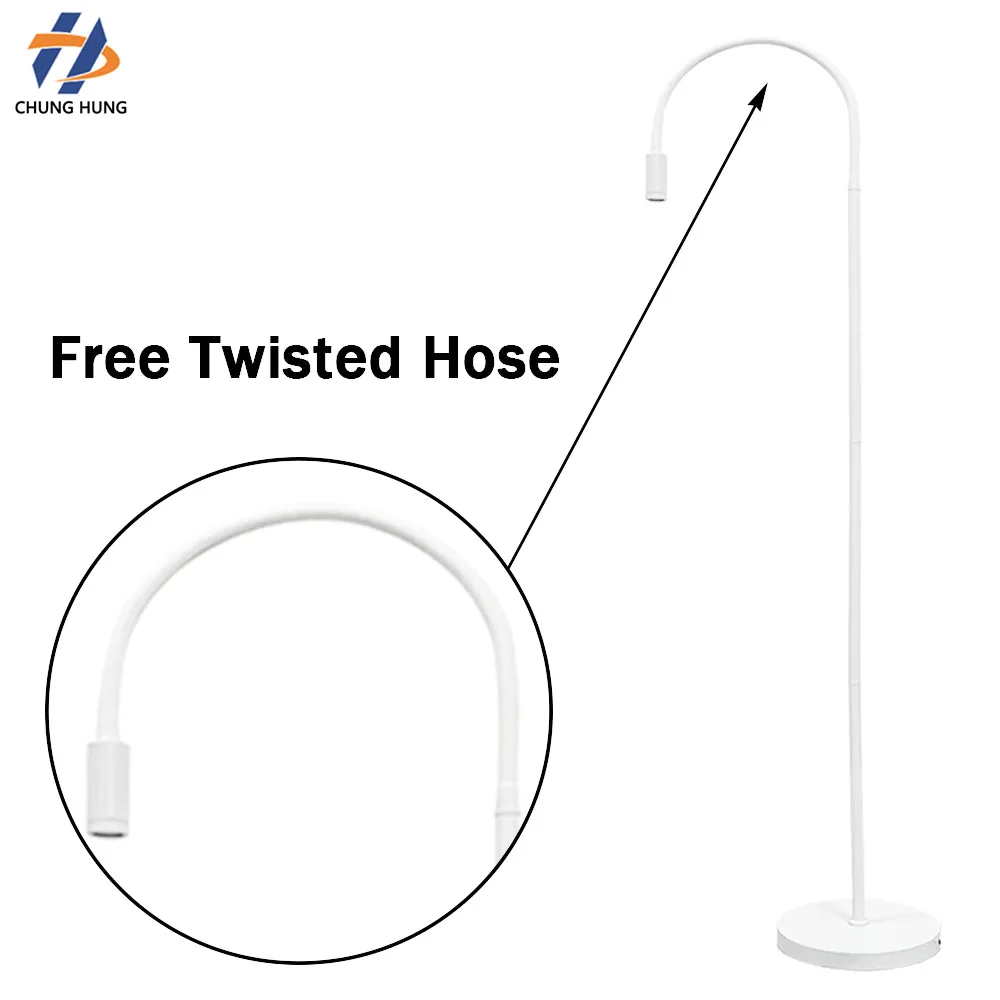 White 5W 395nm vertical eyelash UV curing lamp, silent foot pedal control, suitable for fast curing of eyelash grafting work
