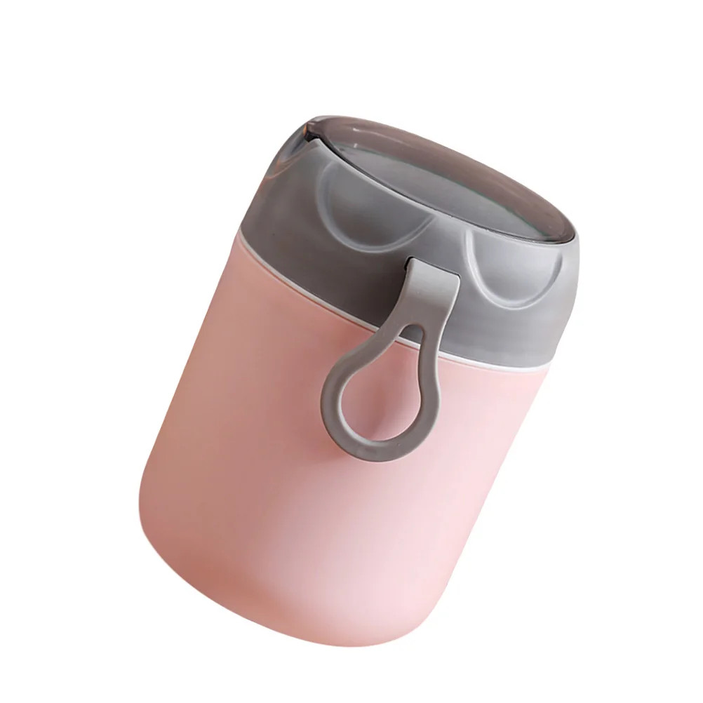 

Insulated Soup Cup Thermal Mug Portable Breakfast Container Lid Design Non Spill Microwave Safe Plastic Stainless Steel H held