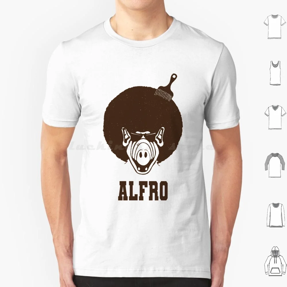 Alf-Life Form Afro Hair T Shirt Cotton Men Women DIY Print Alf Film Alf And Cat Funny Alf Series Melmac Life Form 80s Alf No