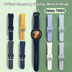 Quick-fit Silicone Strap for Samsung Galaxy Watch 6 Classic 43mm 47mm Bracelet 20mm Band for Galaxy Watch 5 4 6 7 40mm 44mm Belt