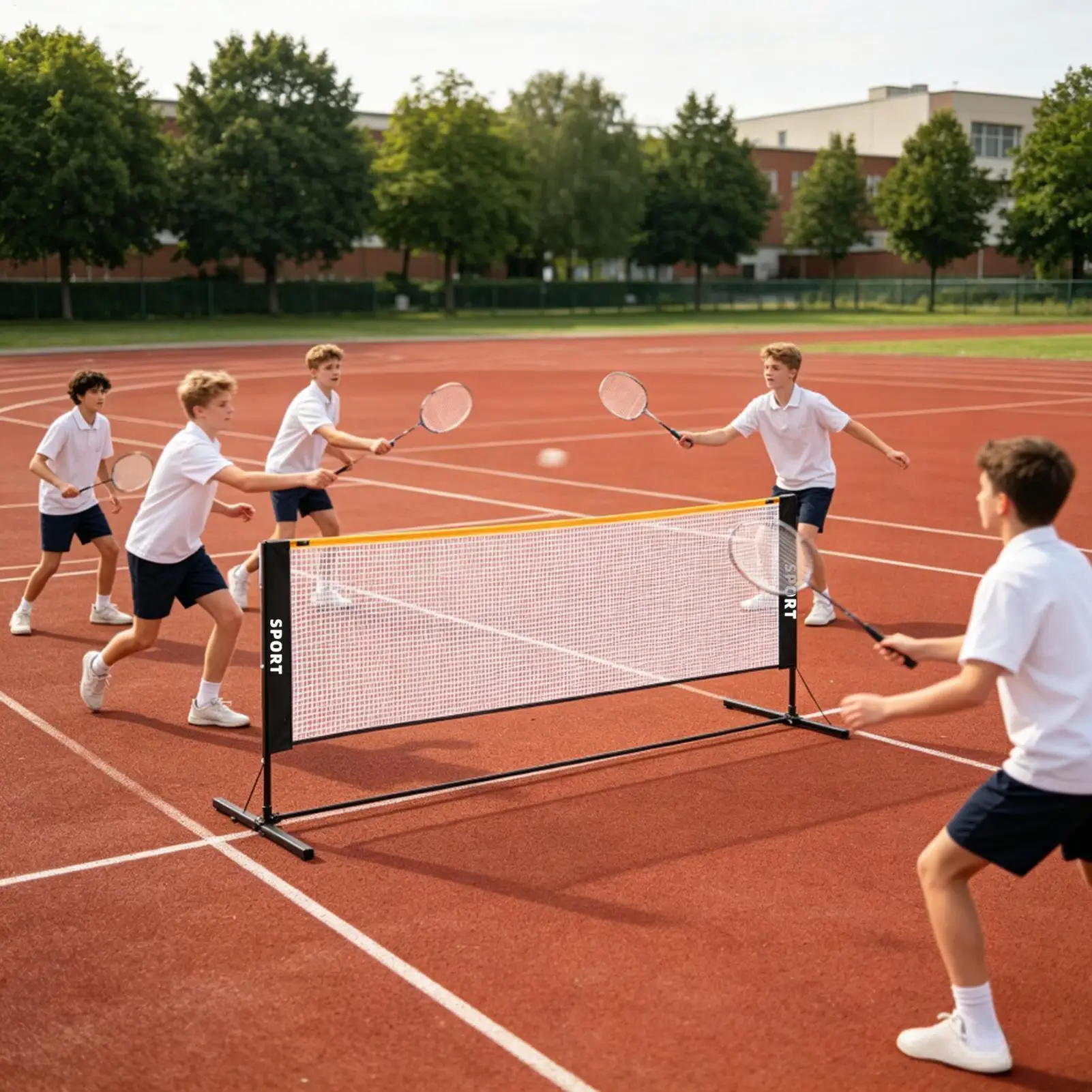 Volleyball Net For Backyard Height Adjustable Foldable Portable Training Replacement Multi Sport Volleyball Net For Yard Beach