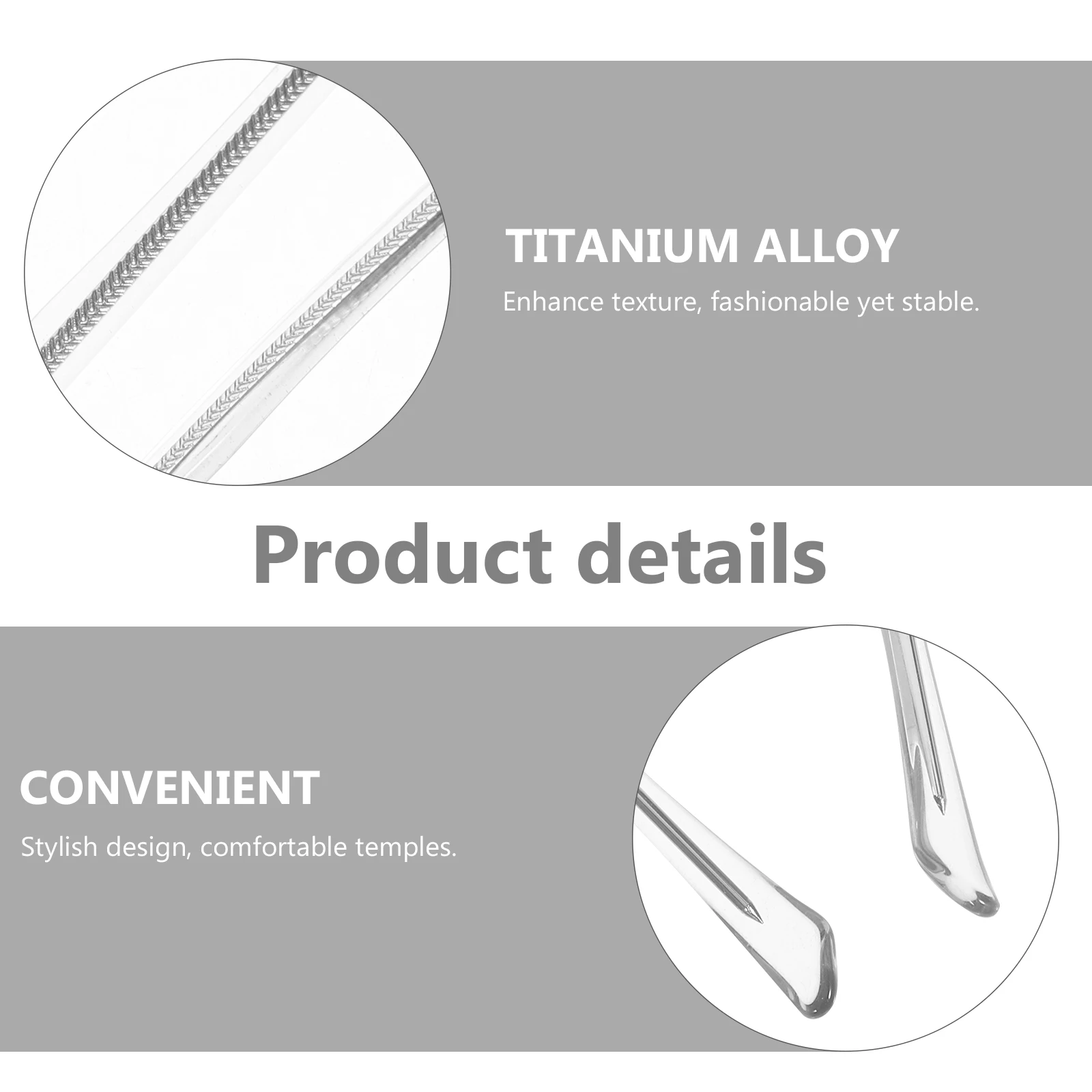 

Glasses Accessories Replacement Eyeglasses Temples Arms Universal Metal Replacements Titanium Alloy Legs Sunglasses Stylish