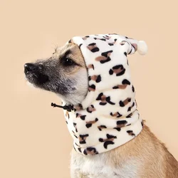 Quiet Dog Ear Muffs Noise Protection Pet Ears Covers Cotton Hat Anxiety Relief Winter Warm Earmuffs for Medium Large Dogs New