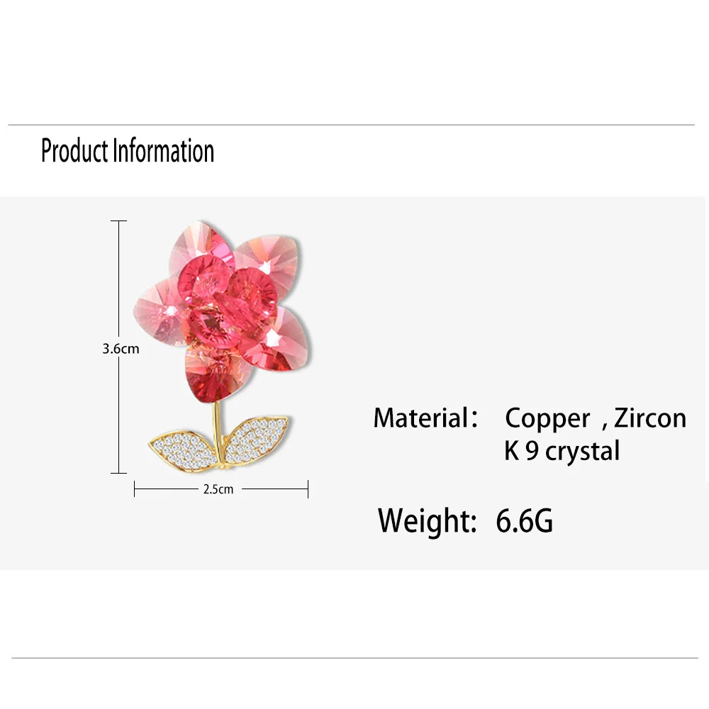 بروش ملكة الزهور الرائعة: إكسسوار فني راقي لحفلات السهرة النسائية #5