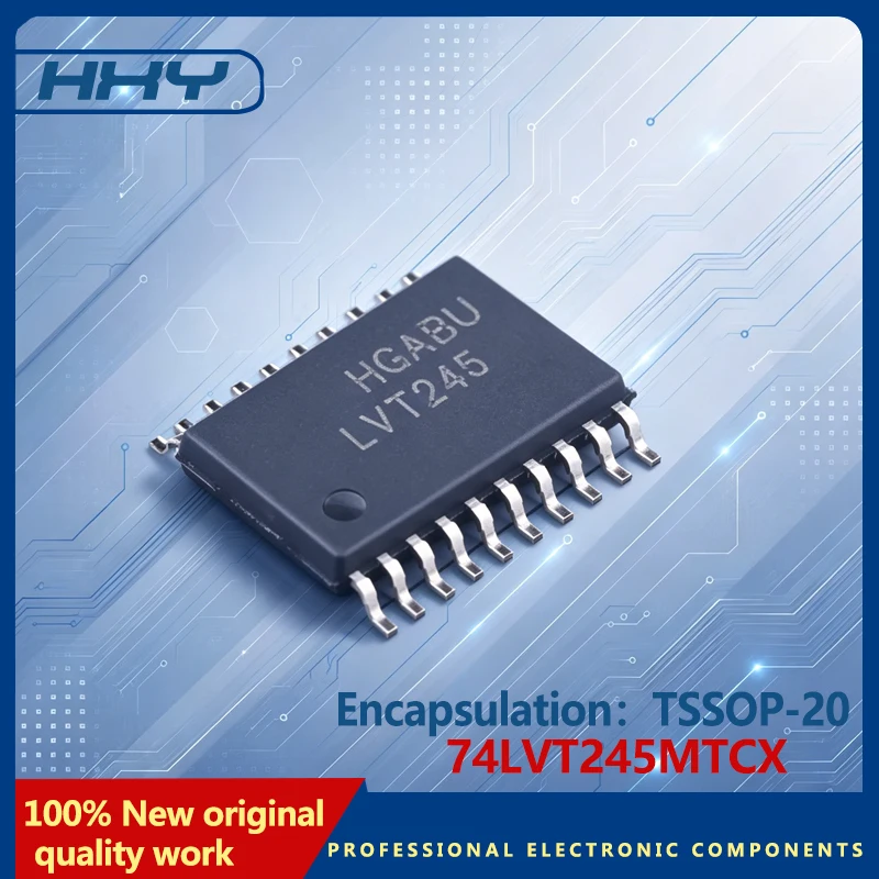 HXY-1PCS 74LVT245MTCX TSOP-20 chip low voltage eight way bidirectional transceiver chip