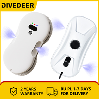 DIVEDEER Dual spray thin section automatic intelligent window cleaner household glass cleaning remote control robot